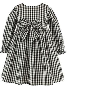 Popatu 2T Black & White Dress. Bow Detail. Worn Once. In perfect condition.